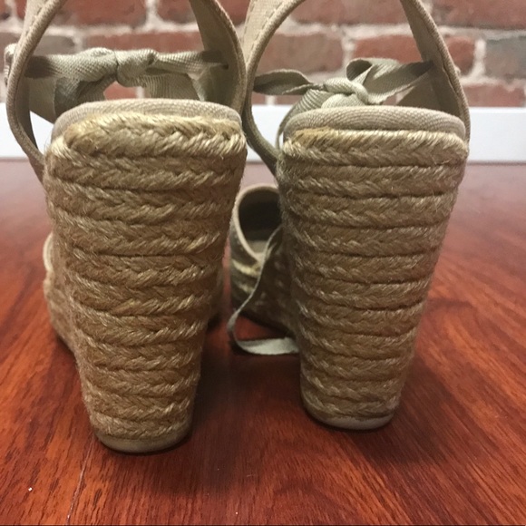 Beige Prada Espadrilles Wedge Sandal - Picture 4 of 5